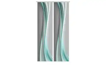 HOME in green Schiebevorhang  