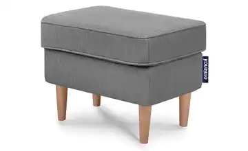 KONSIMO Hocker Stralis Grau Webstoff