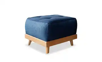 Miuform Fußhocker Dazzling Daisy Marineblau