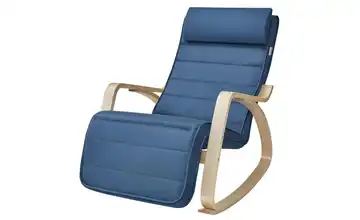 Schaukelstuhl Blau, Khaki