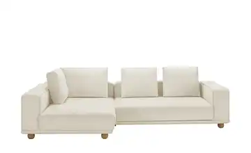 switch Ecksofa aus Mikrofaser Cora Creme links Erweiterte Funktion