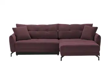 bobb Ecksofa  Casandra de Luxe  Burgund rechts