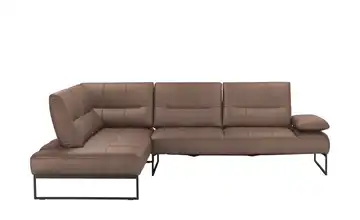 himolla Ecksofa 9360 Erweiterte Funktion links Hellbraun