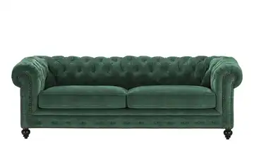 uno Einzelsofa Chesterfield Stoff Grün 3