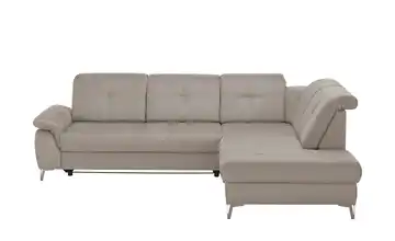 medium Ecksofa Planova II Taupe rechts Erweiterte Funktion