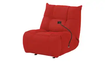 Sessel elektrische Relaxfunktion K51151M Rot