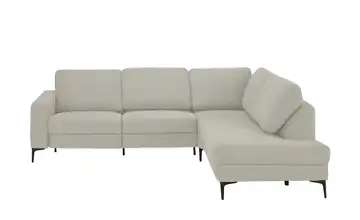 Max Schelling Ecksofa Maximum Premium Silbergrau rechts