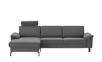 Max Schelling Ecksofa Feincord Maximum Move Anthrazit links Grundfunktion