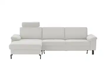 Max Schelling Ecksofa Feincord Maximum Move links Silbergrau Erweiterte Funktion
