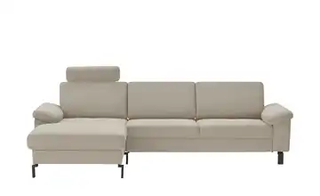 Max Schelling Ecksofa Feincord Maximum Move links Sand Grundfunktion