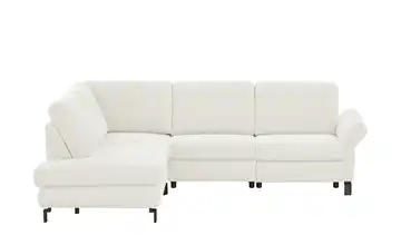 Max Schelling Ecksofa Flachgewebe Maximum Plus Creme Erweiterte Funktion links