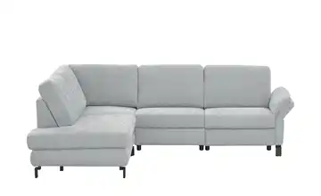 Max Schelling Ecksofa Flachgewebe Maximum Plus Hellblau links Erweiterte Funktion