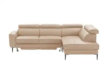 Max Schelling Ecksofa Momentum Beige Erweiterte Funktion rechts