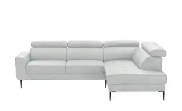 Max Schelling Ecksofa Momentum Silbergrau Grundfunktion rechts