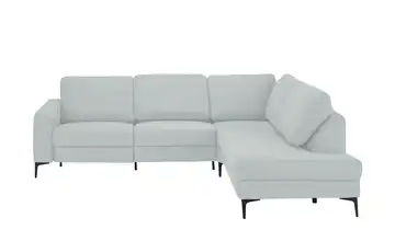 Max Schelling Ecksofa Maximum Premium Eisblau rechts