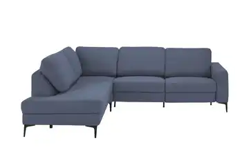 Max Schelling Ecksofa Maximum Premium Blau links