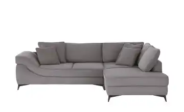 Ecksofa Trentino Steingrau rechts