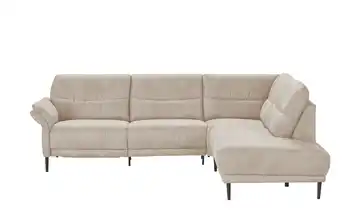 Ecksofa Maya Sand rechts Erweiterte Funktion