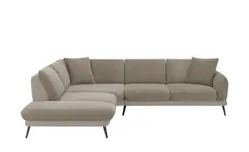 medium Ecksofa Romance Taupe links