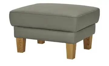 Hocker Leder RW-Select Grau