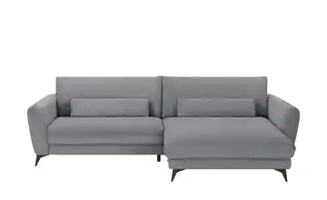 Ecksofa Cordstoff Amina Anthrazit rechts