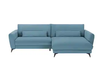 Ecksofa Cordstoff Amina Petrol rechts