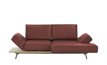 KOINOR Ecksofa Echtleder Phoenix Rot rechts