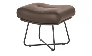 Hocker Leder RW Wing Braun