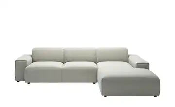 Gray & Jones Ecksofa Baltic Breeze Hellgrau rechts Cordstoff Armlehne Typ 1