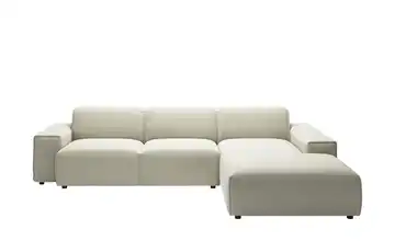 Gray & Jones Ecksofa Baltic Breeze Beige rechts Cordstoff Armlehne Typ 1