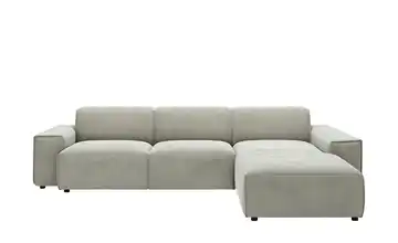 Gray & Jones Ecksofa Baltic Breeze Greige rechts Cordstoff Armlehne Typ 1