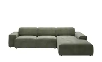 Gray & Jones Ecksofa Baltic Breeze Grün rechts Cordstoff Armlehne Typ 1