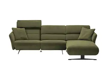 medium Ecksofa Yasmin Grün rechts