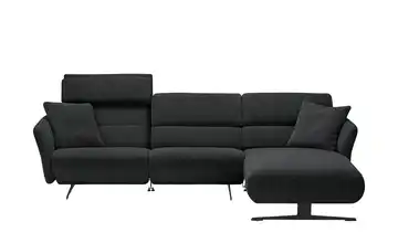 medium Ecksofa Yasmin Mitternachtsblau rechts