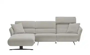 medium Ecksofa Yasmin Grau links