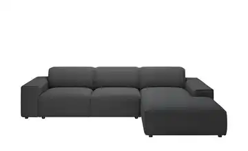 Gray & Jones Ecksofa Baltic Breeze Anthrazit rechts Mikrofaser Armlehne Typ 1