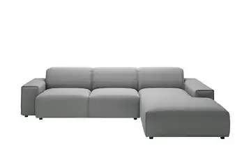 Gray & Jones Ecksofa Baltic Breeze Grau rechts Mikrofaser Armlehne Typ 1