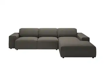 Gray & Jones Ecksofa Baltic Breeze Steingrau rechts Mikrofaser Armlehne Typ 1