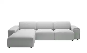 Gray & Jones Ecksofa Baltic Breeze Hellgrau links Mikrofaser