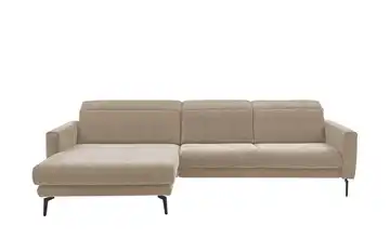 meinSofa Ecksofa Katja Beige links Erweiterte Funktion