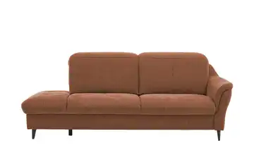 meinSofa Recamiere Ellen Terracotta rechts Erweiterte Funktion