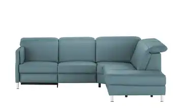 meinSofa Ecksofa Leon rechts Grundfunktion Blau