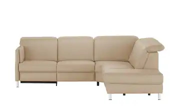 meinSofa Ecksofa Leon rechts Grundfunktion Beige