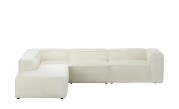 Ecksofa  Relana  Creme Boucléstoff links