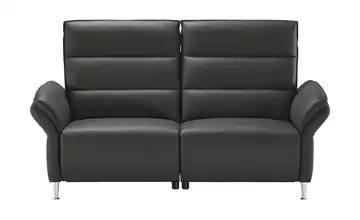 Wohnwert Einzelsofa Leder Marlena ohne Schwarz