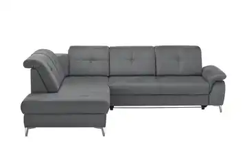 medium Ecksofa Planova II Grau links Erweiterte Funktion