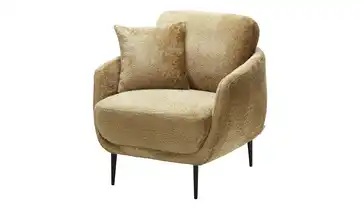 Jette Home Sessel Polly Goldfarben Teddy