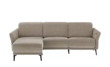 Ecksofa New York links Beige Erweiterte Funktion