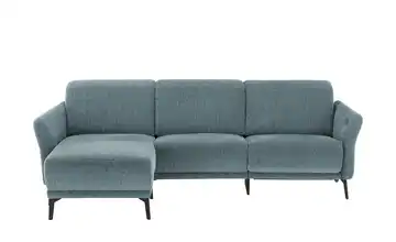 Ecksofa New York links Blau Erweiterte Funktion