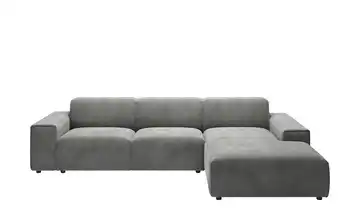 Gray & Jones Ecksofa Baltic Breeze Dunkelgrau rechts Cordstoff Armlehne Typ 2